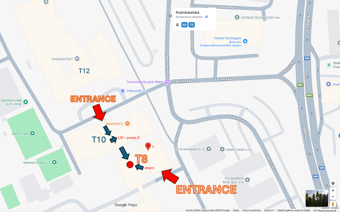 Map of the venue